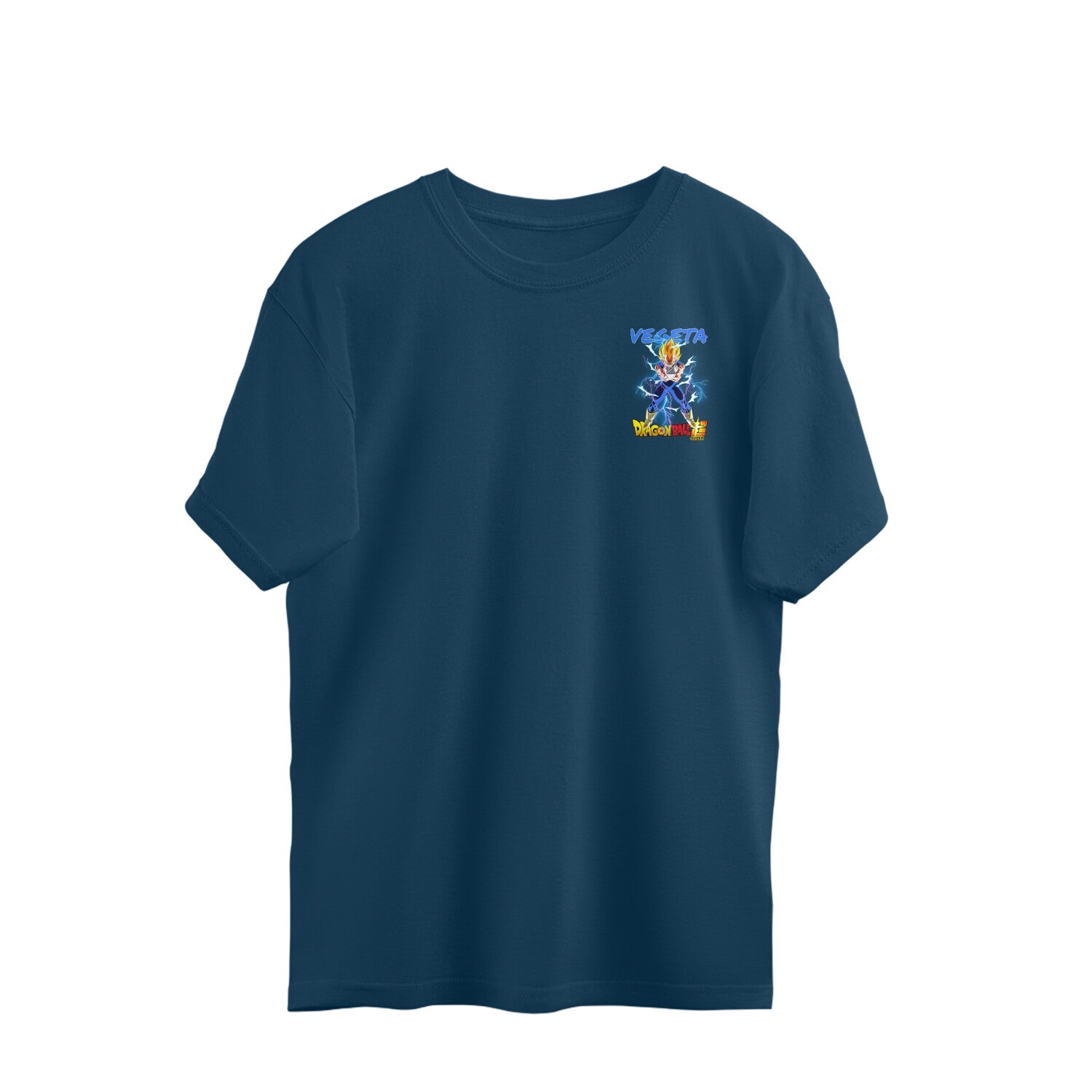 Vegeta Vibes! Street-Style Oversized Anime Tee โ Because Regular Shirts Are Overrated!