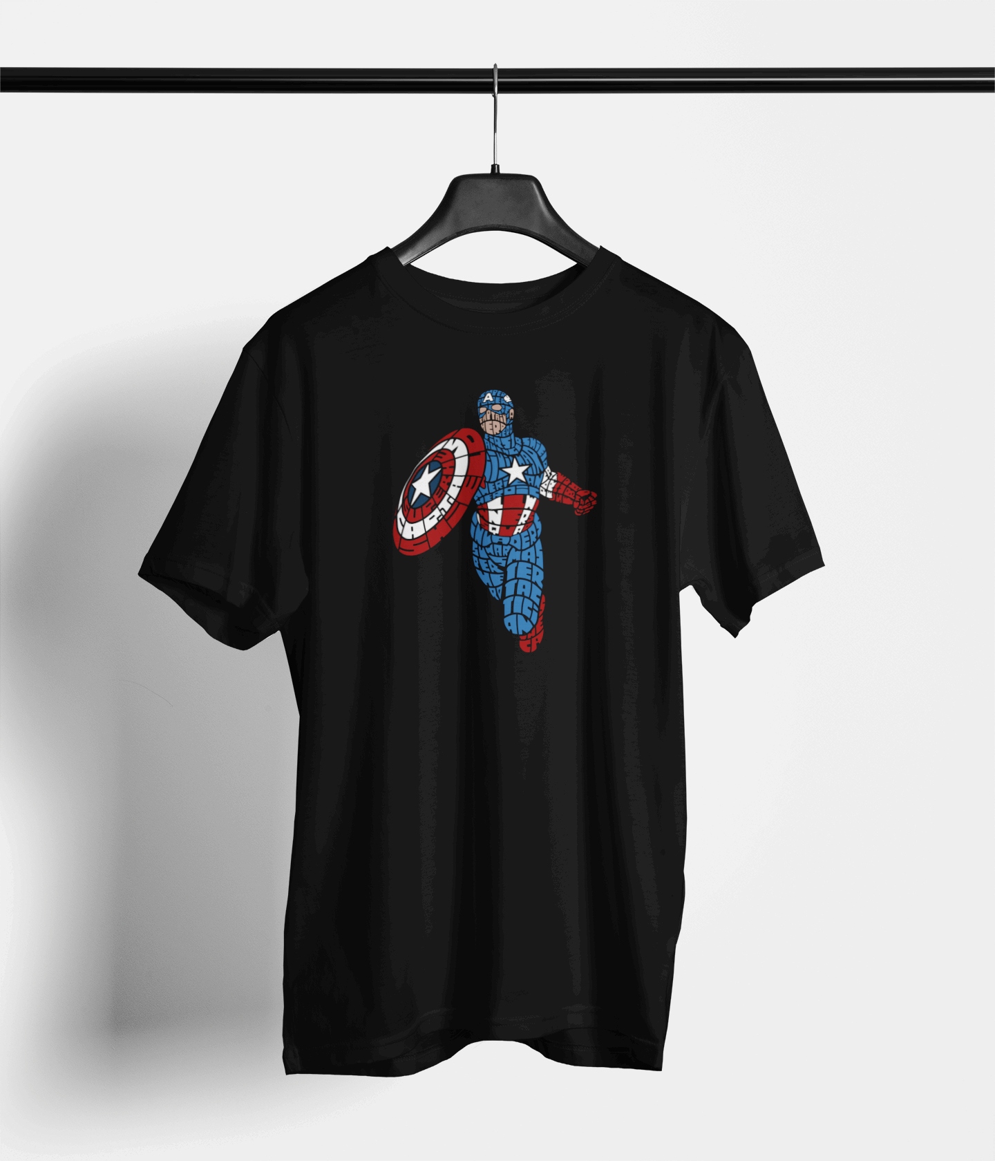 Captain America Typography Unisex Tee