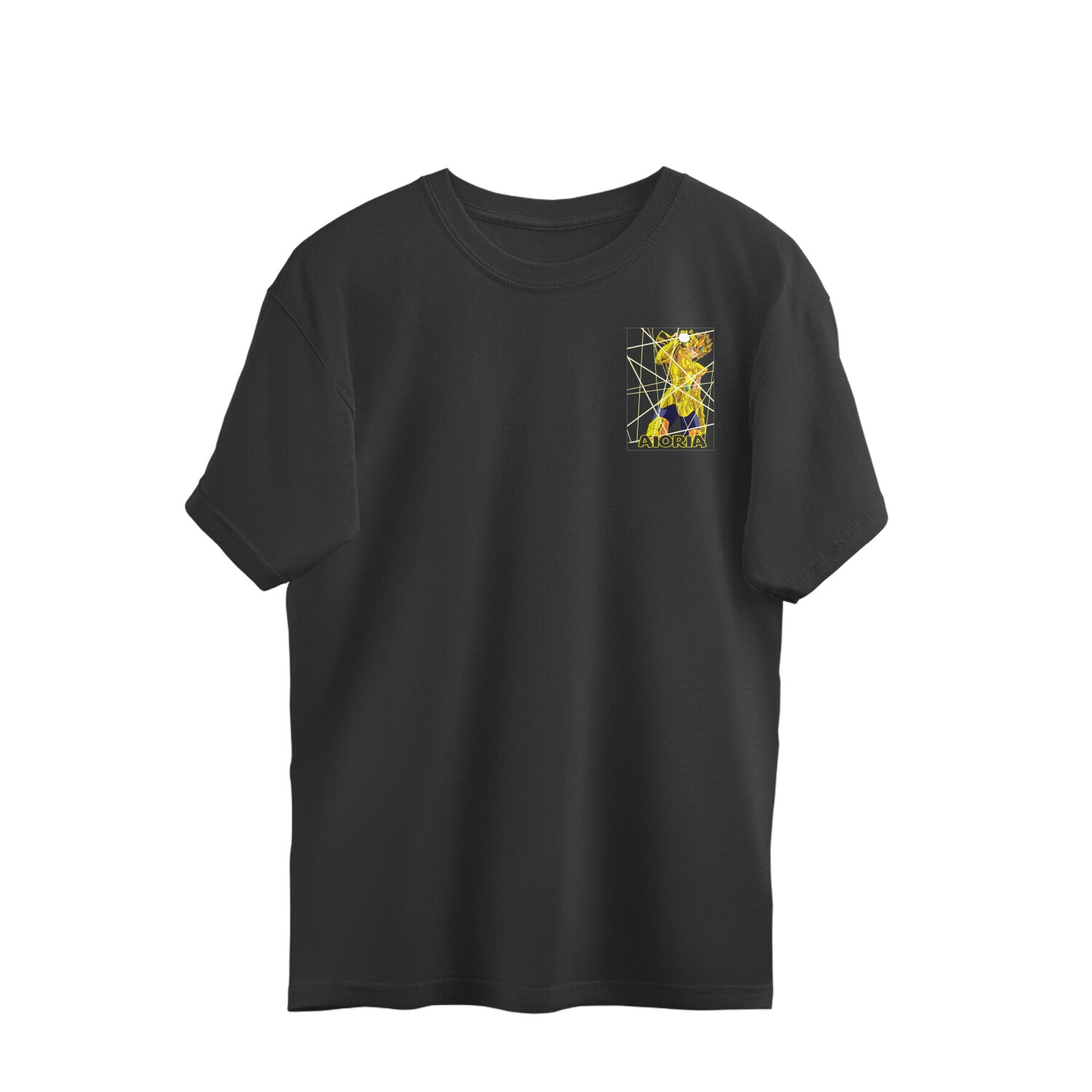 Saint Seiya's Leo Aioria Oversized Tee: Where Street-Style Meets Anime Swagger!