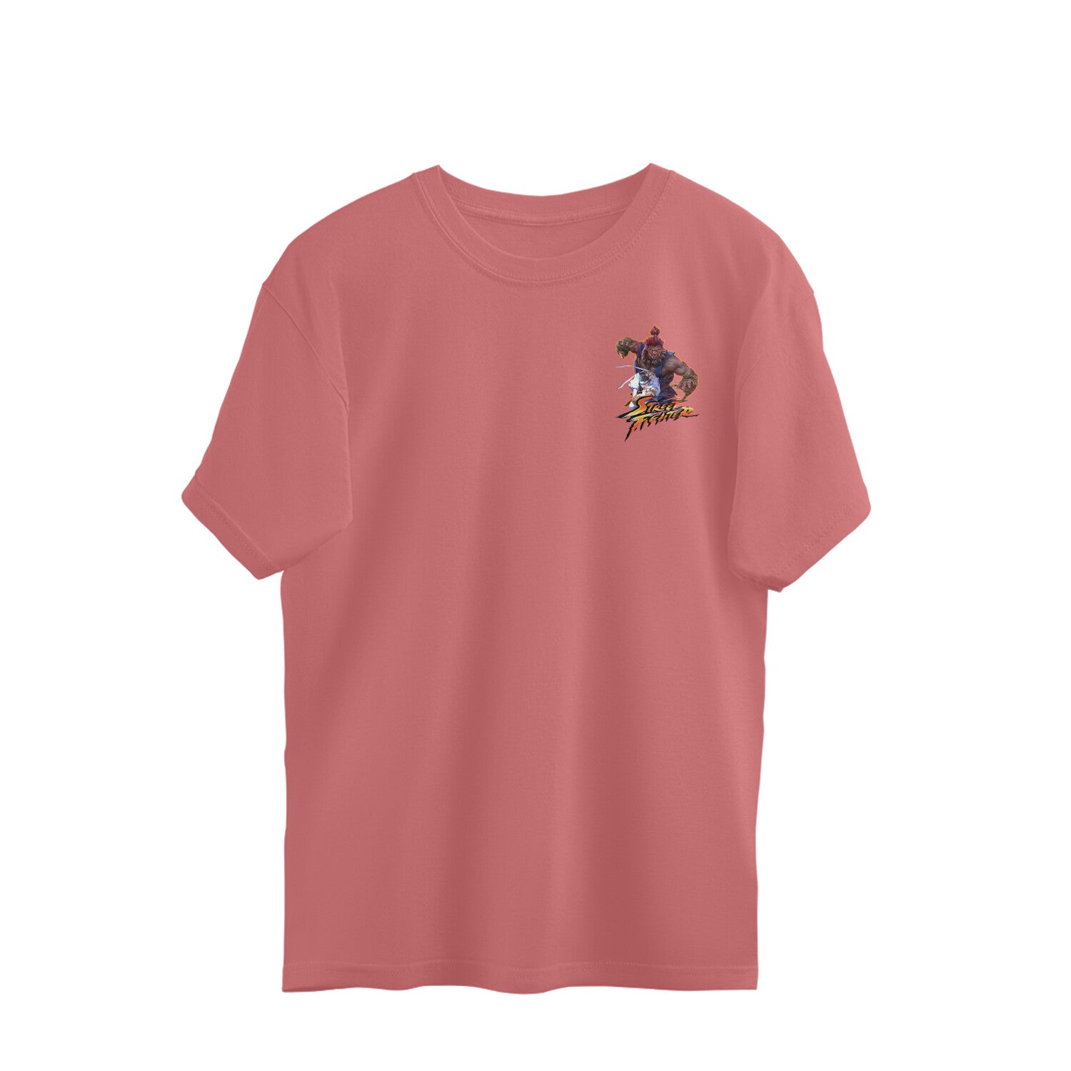 Street Fighter Showdown: Akuma vs. Ryu Oversized Tee – Where Comfort Meets KO Style!