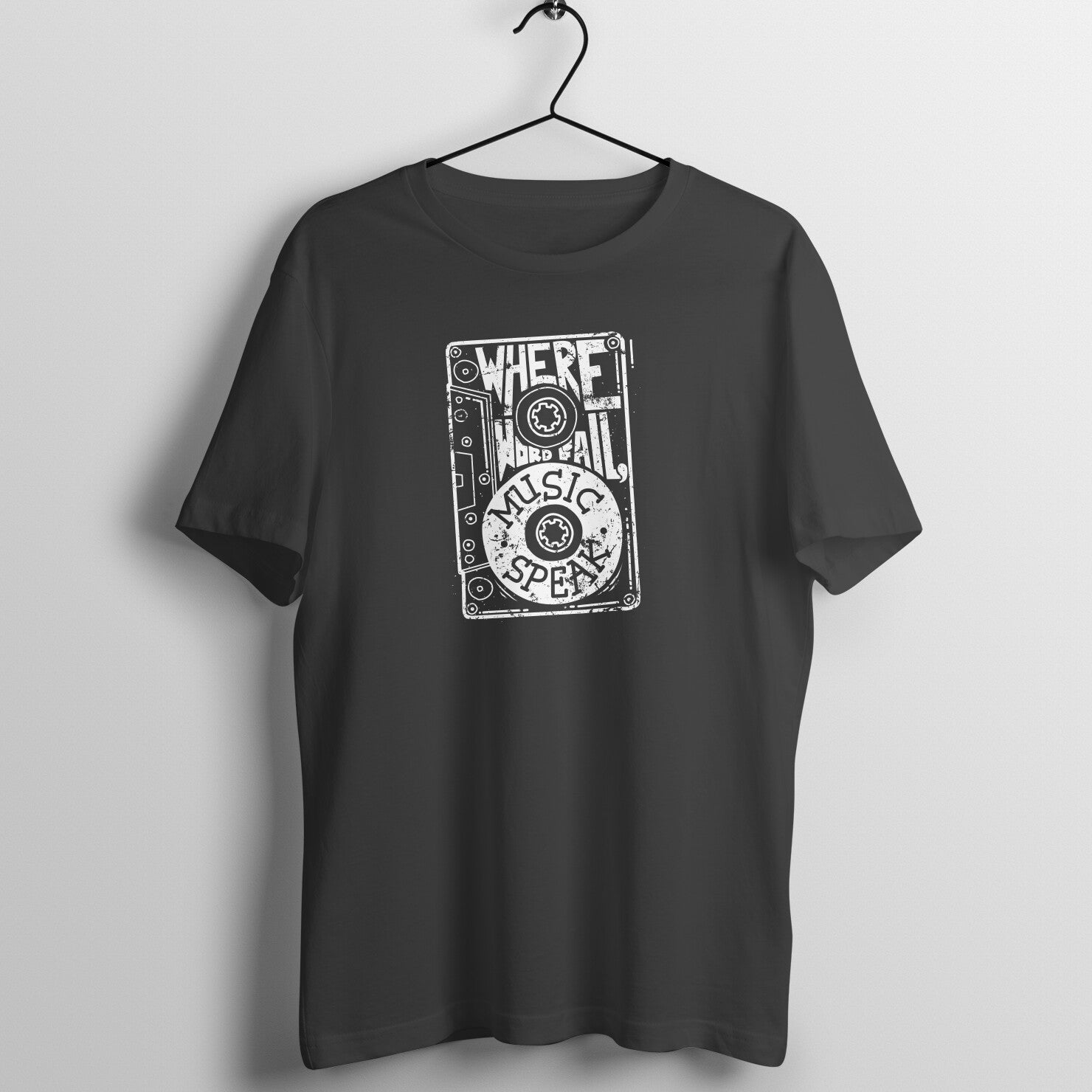 "Where Words Fail, Music Speaks" - Unisex Streetwear Tee