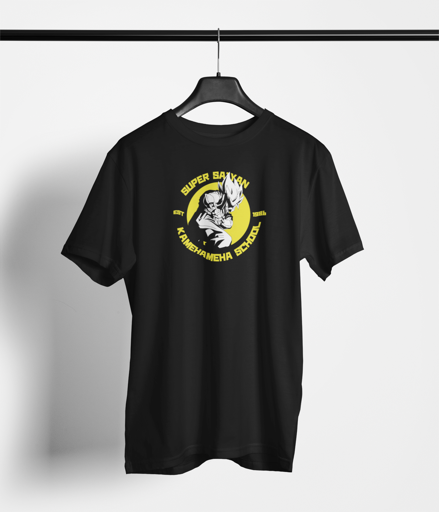Super Saiyan Style Unleashed: Kamehameha School DBZ Print T-Shirt